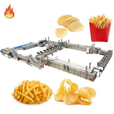 China High Productivity Wheat Frozen French Fries Production Line for Potato Processing for sale