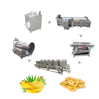 China 800 KG Banana Chips Making Machine and Production Line for Large-Scale Chips Production for sale