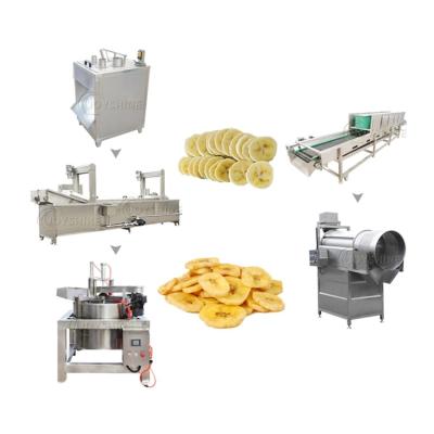 China Fruit Vegetables Potato 25Kg/H Banana Chips Making Plant Semi Automatic for sale