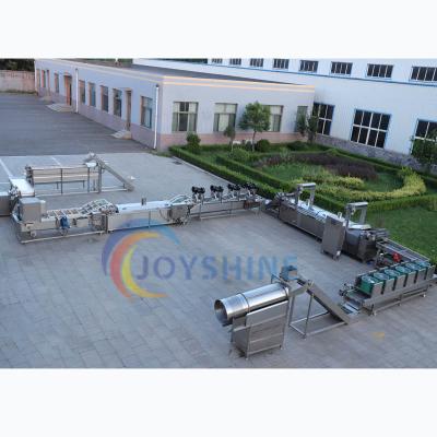 China Professional Full Automatic Frozen French Fries Production Line Potato Fries Making Machine for sale