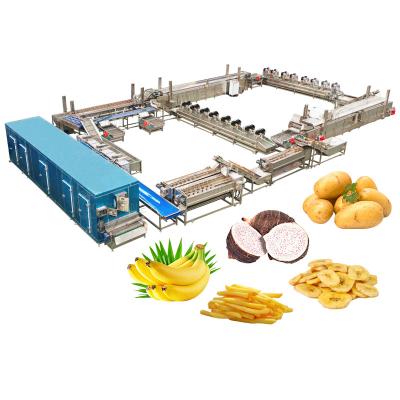 China Fully Automatic Industrial Frozen French Fries Production Line for Custom Requirements for sale