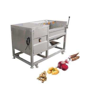 China Manually Discharging Vegetable Peeling Machine For Carrots Root Vegetables for sale