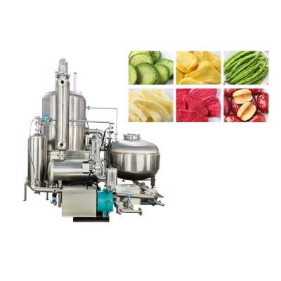 China 10-300kg/H Continuous Vacuum Frying Machine For Banana Chips 6L Capacity for sale