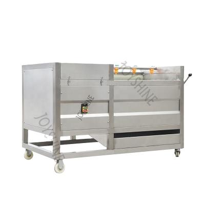 China 1.5kw Carrot Peeler Machine for Automatic Washing and Peeling of Root Vegetables for sale