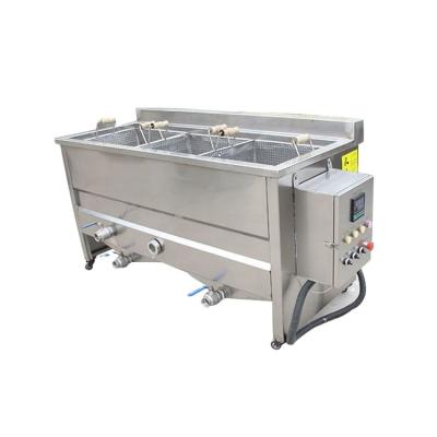 China Hotels Industrial Automatic Fryer for Frying Potato Chips and Peanuts in Double Tanks for sale