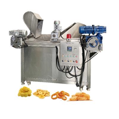 China 220V 380V Food Deep Fryer Machine For Automatic Cassava Frying Of Potato Chips for sale