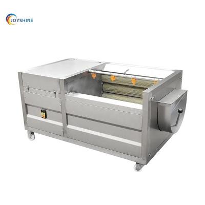 China Potato Peeling Machine Fruit and Vegetable Washer Peeler with 2600*850*800mm Size for sale