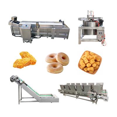 China 5000*1200*2400mm Cashew Nut Frying Machine for Customizable Fried Bean Production Line for sale