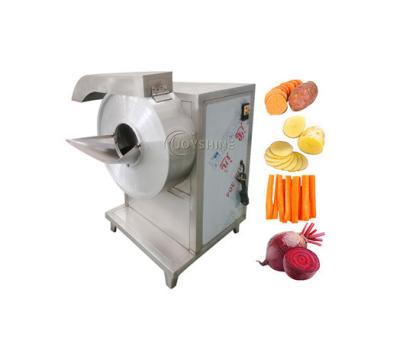 China 1.1KW Automatic Vegetable French Fry Cutter Machine Taro Cassava Cutting Machine for sale