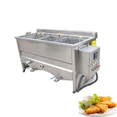 China 2200*800*950mm Stainless Steel Fish and Potato Chips Frying Machine for Belgian Frying for sale