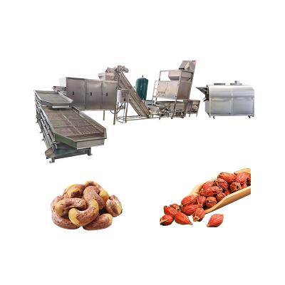 China 200KG Nuts Roasting Peanut Frying Machine For Automatic Fried Nuts Processing for sale