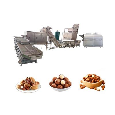 China Fully Automatic Almond Peanut Roasting Machine for Salted and Seasoned Nut Production for sale