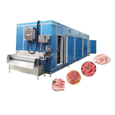 China Food Quick Frozen Machine 220V 380V Blast Freezer Small IQF Tunnel Freezer for sale