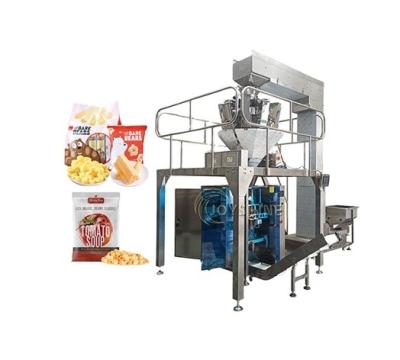 China Multi-heads Weigher Packaging Machine with Film Material POPP CPP VMCPP BOPP PE PET AL NY for sale