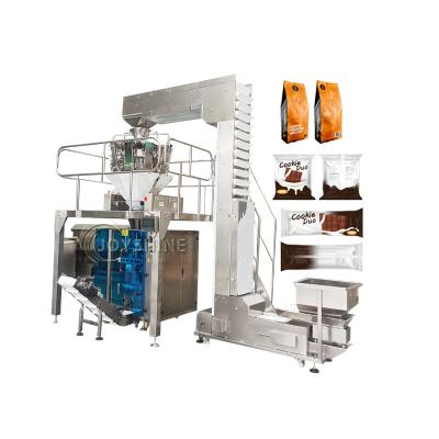 China Joyshine Pneumatic Driven Vaccum Pringles Potato Chips Sugar Cube Packaging Equipment for sale