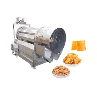 China Potato Chips Seasoning Machine With Customized Automatic Seasoning Tumble Coating for sale