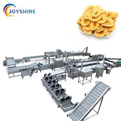 China 50kg/H-1000Kg/H Fully Automatic Fresh Banana Chips Production Line Plantain Chips Processing Machine for sale