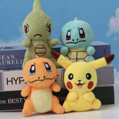 China HOT SALE Pokemon Mini Plush Keychain Pikachu Doll Key Chain Pendant Plush Toy Keychains for sale