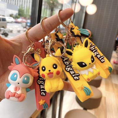 China SALE 3D Pok Mon Disny Mick Minny Cartoon Key Chain Decoration Children's Day Gift 3D Key Chain Keychain Key Ring HOT Creative Cute Small Doll Pending Gift for sale