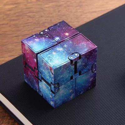 China ABS Infinity Busy Cube For Kids And Adults Stress And Cool Anxiety Relief Hand Mini Kill Time Toys Infinite Cube for sale