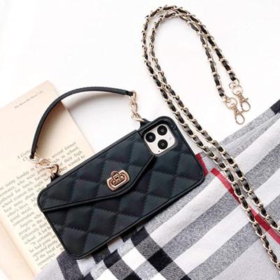 China Luxury Anti-fall Fashion Purse Cross - Body Cell Phone Cover For iphone 11 Pro Max 11 Cross - Body Phone Case for sale