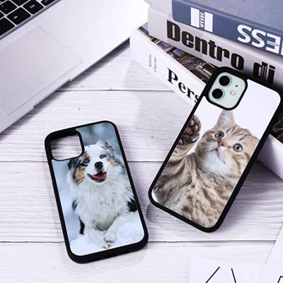 China Cell Phone Printing 2D Sublimation PC Tpu Back Cover Blank Shockproof Cell Phone Case For Iphone 12 12mini 12ProMax for sale