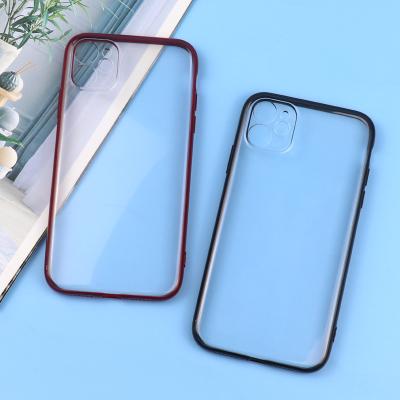 China Shockproof/Anti-scratch/Anti-fingerprint Full TPU+PC Protective Ultralight Shell Color Phone Case For hard Iphone 11 pro max for sale