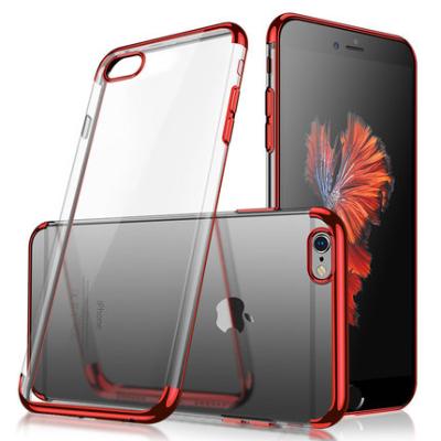 China Washable / Soft 5 Colors Soft Plated Transparent TPU Designer Phone Case Sets For Iphone 7Plus Iphone 11 for sale