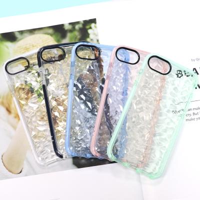 China Soft/Shockproof/Anti-fingerprint Colorful Square Diamond Style Shell Phone Case For Iphone 7 Plus Iphone 11 Iphone 12 Cover for sale