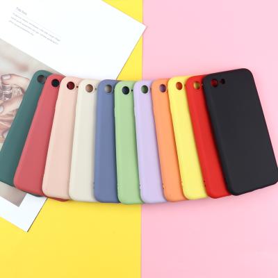 China Various Colors Washable/Soft/Shockproof/Anti-fingerprint Silicone Protective Shell Fashionable Phone Cover For Iphone 7 8 Phone Case for sale