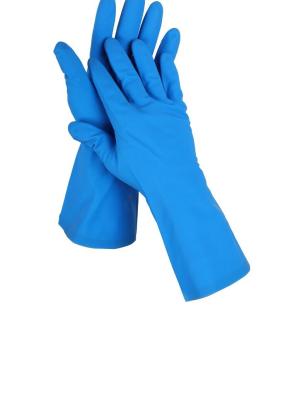 China Nitrilo resistente de Mil Household Task Gloves Blue das luvas 15 do solvente do nitrilo da cozinha à venda