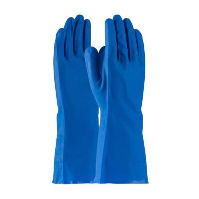 China Nitrilo resistente de 15 luvas do produto químico de agregado familiar de Mil Xxl Blue Nitrile Gloves à venda