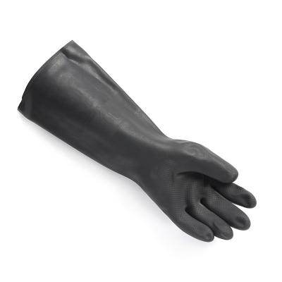 China 25 luvas de borracha do neopreno da resistência de rasgo de Mil Chemical Neoprene Gloves 330mm à venda