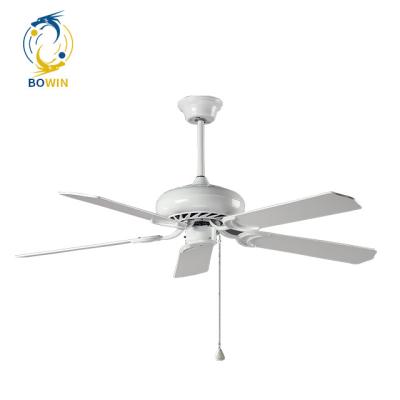 China China Modern Smart Fan 52 Inch White Ceiling Fan Ventilador De Techo Con Luz Led 110V 220V Home Decoration for sale