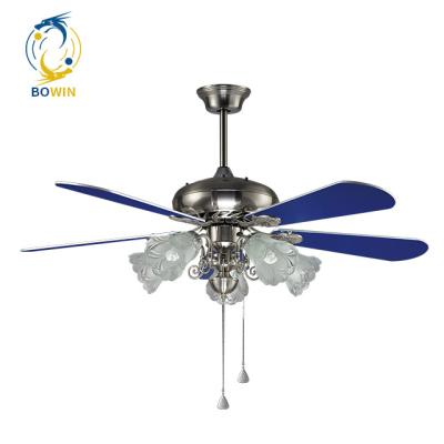 China Decorative Mordern BOQI AC Ceiling Fan For Large Space Roof Decorate Ceiling -52 Inch for sale