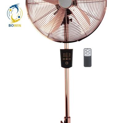 China Powerful Metal Copper Industrial Body Fan Floor Fan Stand Pedestal Blade Metal RV Motor Remote Control Fan for sale