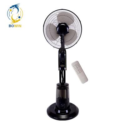 China Mordern Customized Plastic Water Mist Fan Handheld Water Spray Fan With Water Bottle for sale