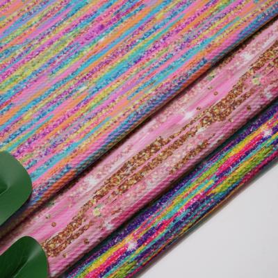 China Stretch tie dye rainbow printed ball texture Liverpool fabric, stretch to knit fabric for bows L9823 for sale