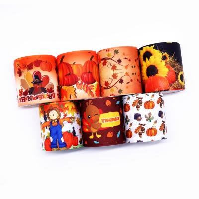 China New Arrival Eco-friendly Cartoon Character Printed Grosgrain Ribbon Logo With Resin Planar Accessories For Hair Bows 33645 for sale