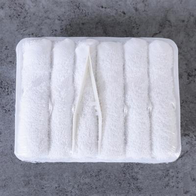 China 100% Cotton Disposable Hot Cold Towel Airline Hand Towels Disposable Hot Face Towel In Flight en venta