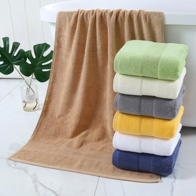 中国 100% Custom Made Bath Towel Soft Multi Sizes Cotton Towel Set Towel Safe For Kids 販売のため