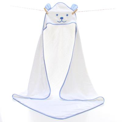 China Compressed Hooded Animal Face Baby Towel Baby Towel 100% Cotton Hooded Towel for sale