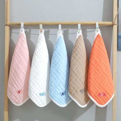 China QUICK DRY Baby Gauze Handkerchief 6 Layers Soft Gauze Towel Baby Gauze and Terry Cotton Baby Towel for sale