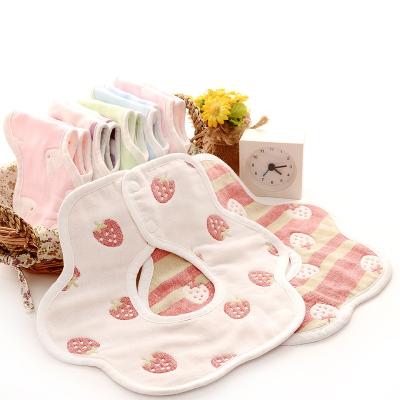 China Adjustable High Quality Cotton Baby Bandana Bibs Private Label Organic QUICK DRY Baby Teething Bibs for sale