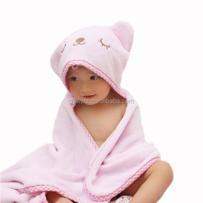 China Wholesale Compressed High Quality Organic Cotton Baby Hooded Towels From Alibaba for sale