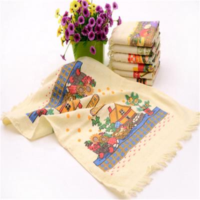 Κίνα Child Safe 100 Cotton Custom Printed Kitchen Towel Tea Towel Cheap Home Towel προς πώληση