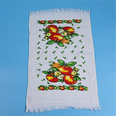 China High Quality 100% Cotton Silk Screen Printing Child Safe Kitchen Towel and Tea Towel en venta