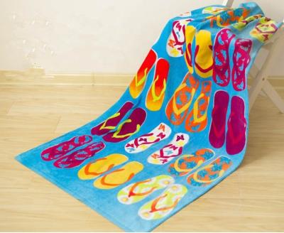 China Child Safe 100% Polyester Customized Microfiber Beach Towel Microfiber Swimming Towel for sale