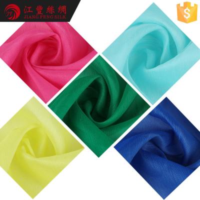 China Plain E7 Chiffon 37% Mulberry Silk 12mm Silk Linen Fabric for sale