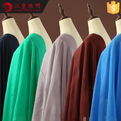 China Plain N29 Chiffon Silk Rayon Knit Dress Fabric Uses Even for sale